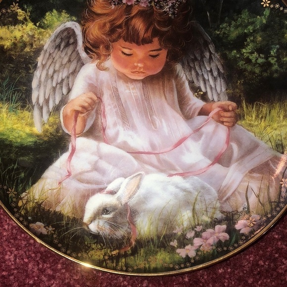 Vintage Angel Plate - Picture 2 of 6